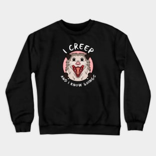 Creepy Possum Crewneck Sweatshirt